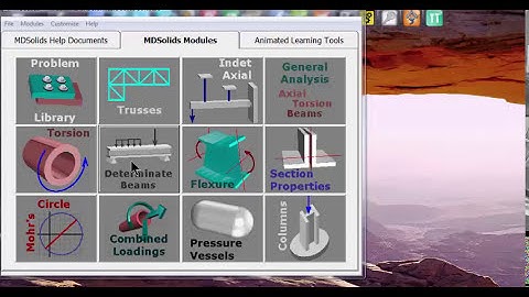 MDSolids Beam Analysis