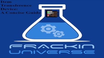 A Concise Guide: The Item Transference Device (ITD)