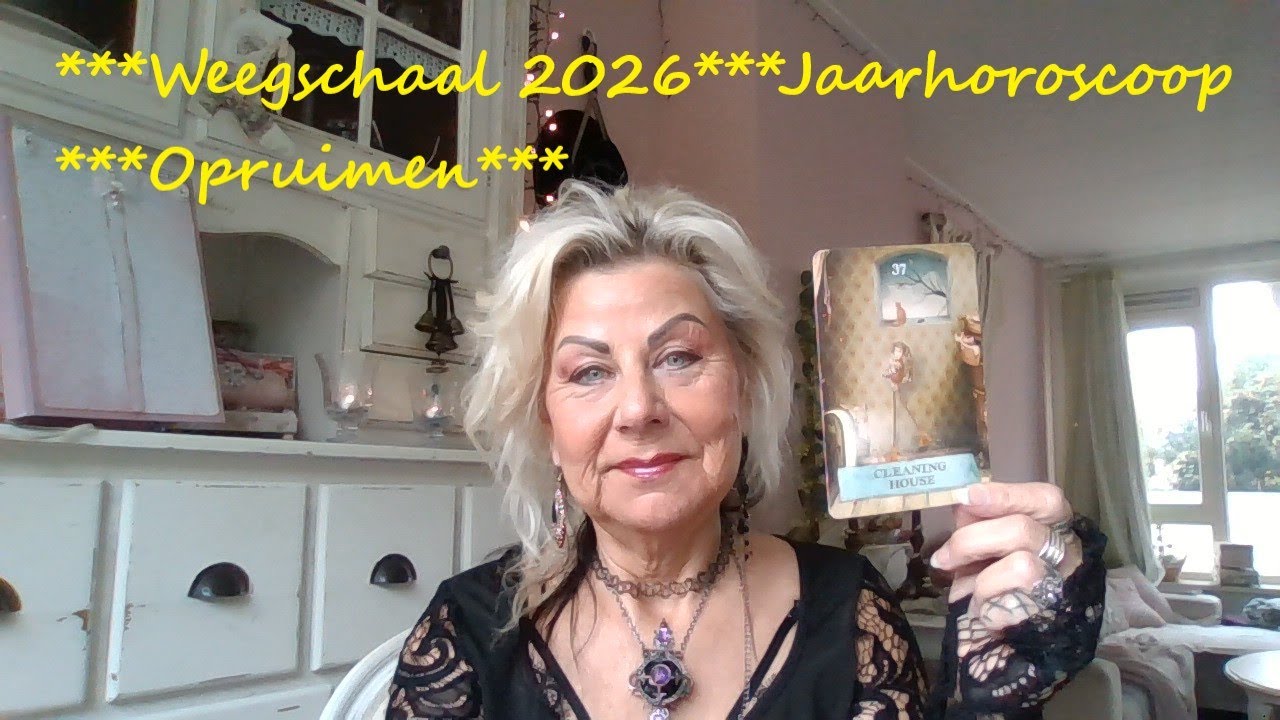 ***Weegschaal 2026***Jaarhoroscoop***Opruimen***