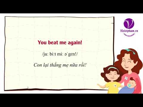 Video NHỮNG CÂU TIẾNG ANH GIAO TIẾP VỚI CON PHÂN 2 - YouTube