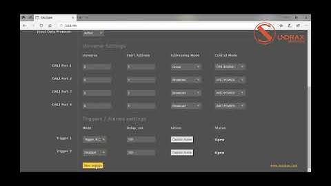 FRIDAY VIDEO 172: Sundrax - DMX ArtNet into DALI sACN