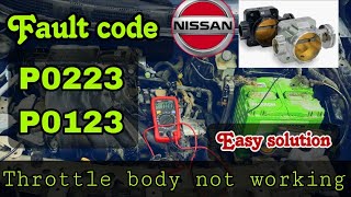 Nissan P0223, P0123 Tp Sensor Circuit Easy Fix.