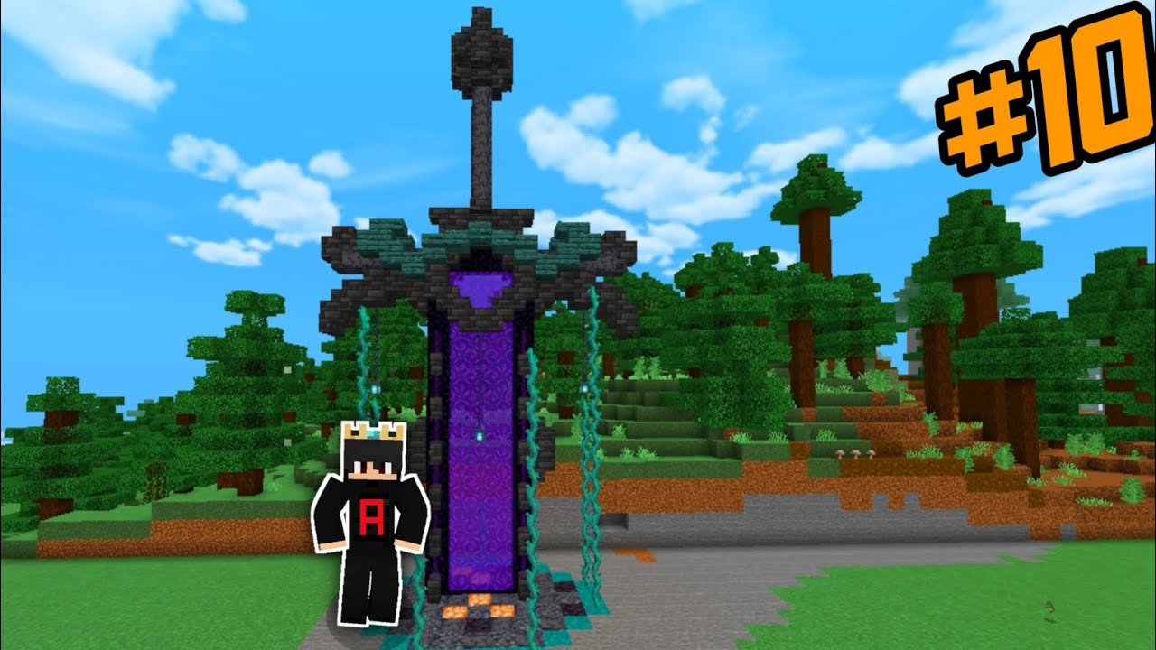 I Made a Sword Nether Portal on Minecraft || Minecraft Survival Series ...