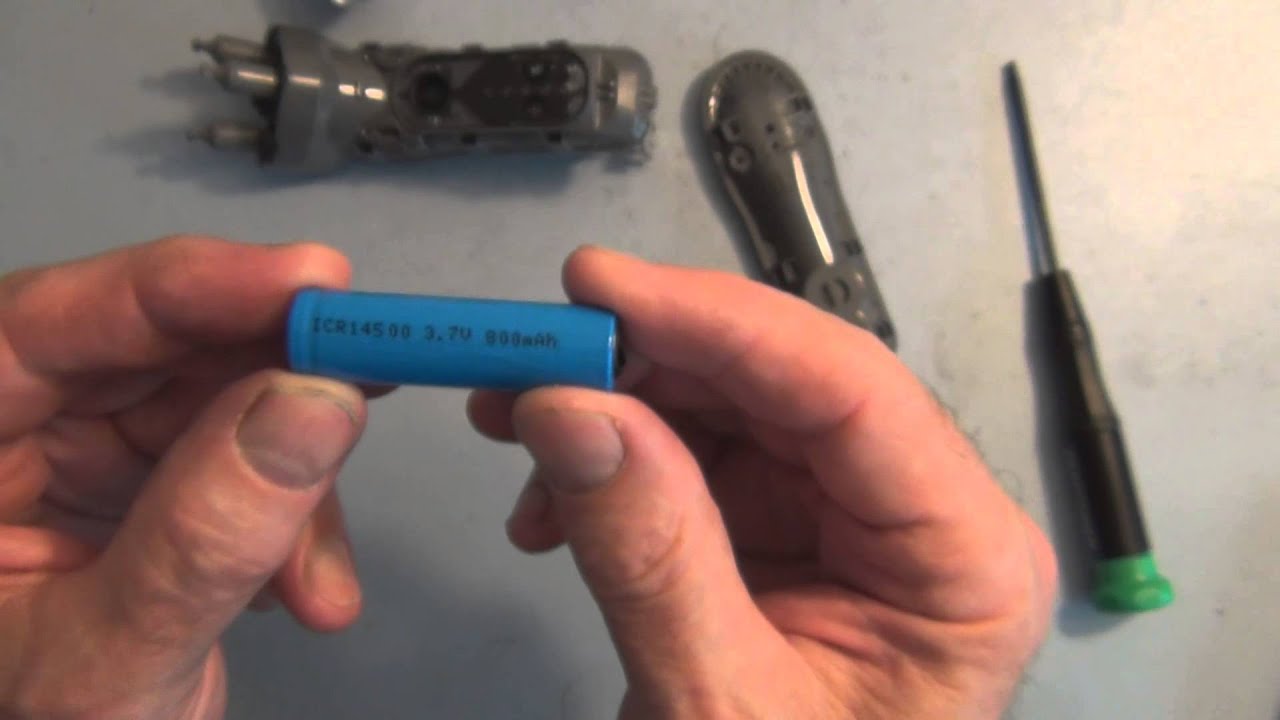 Philips Norelco Electric Shaver Battery Replacement - YouTube