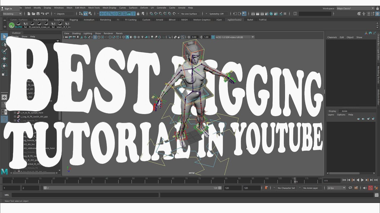 maya rigging tutorial in hindi for beginner to pro step by step - YouTube