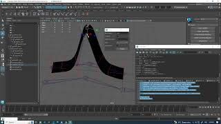Maya Ribbon python script WIP