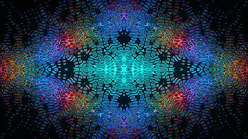 Projection Art VJ Loop - Trippy Colorful Projection By Merlin Lightpainting 10/40