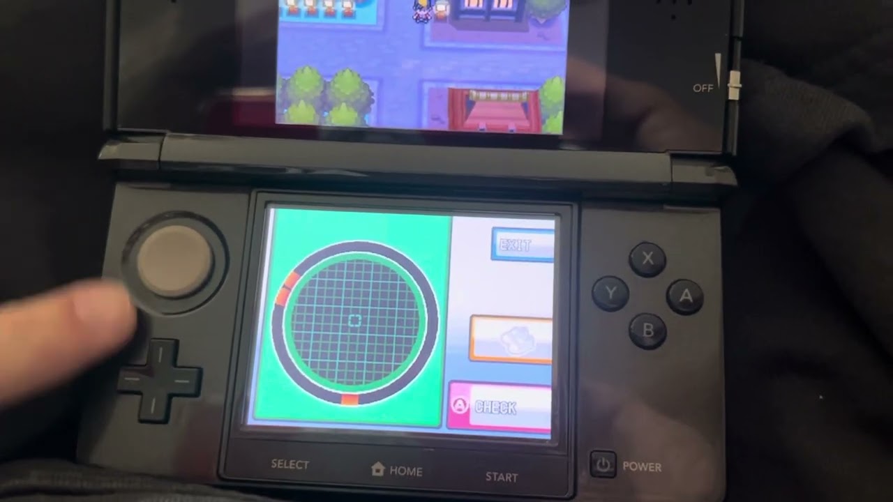 How to use the Dowsing machine in pokemon (reference game is heart gold)