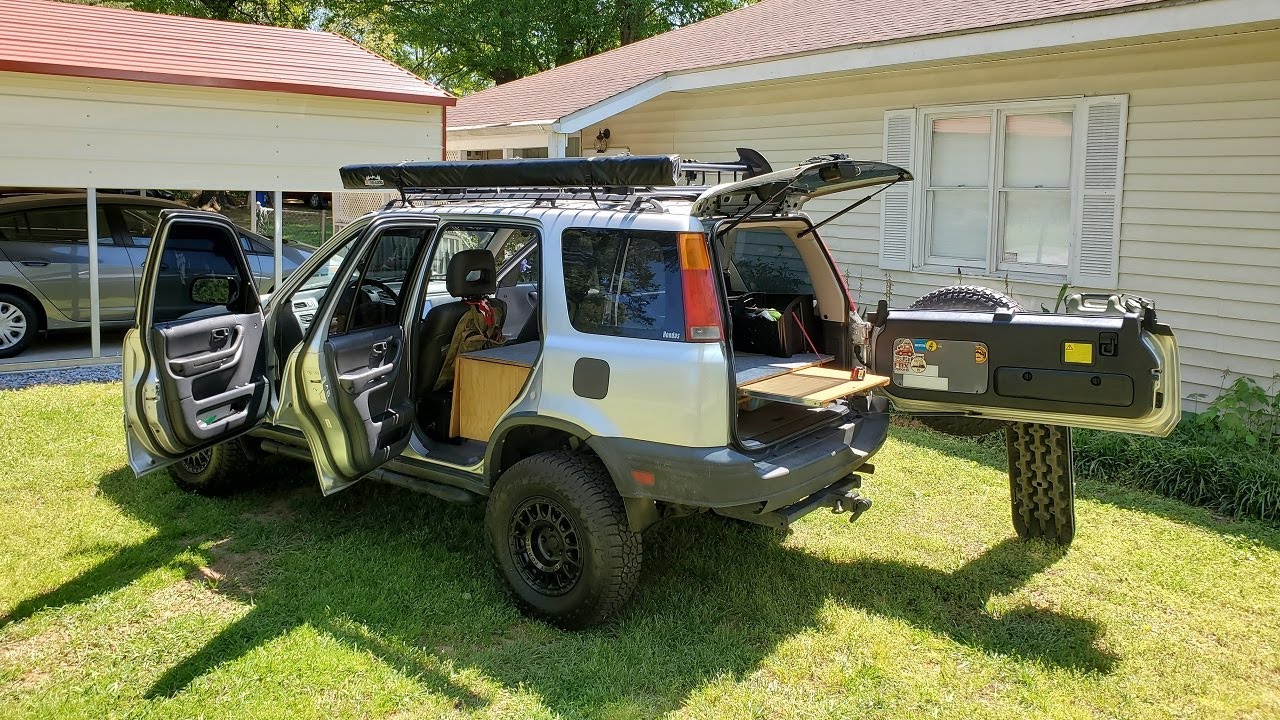 Interior Camping Conversion Overland Bed Setup 9701 CRV RD1 YouTube