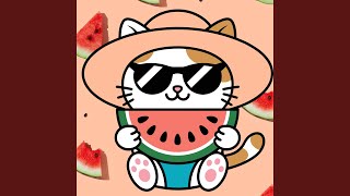 スイカと猫の日 - YouTube