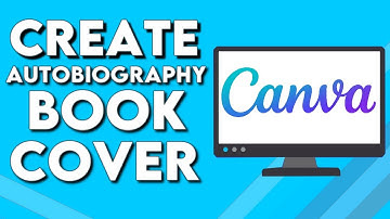How To Make And Create Autobiography Book Cover on Canva PC