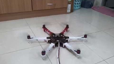 Hexacoptor with MSP430 v.1