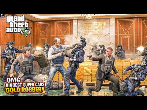 GOLD ROBBERY MADE US MILLIONAIRE | GTA V GAMEPLAY #gta