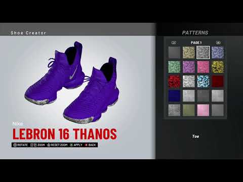 thanos lebron shoes