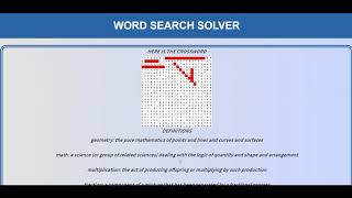 Word Search Solver 2019 Congressional App Challenge IL08 2nd Place screenshot 5