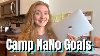 Camp NaNo July 2022 Goals And Attack Plan