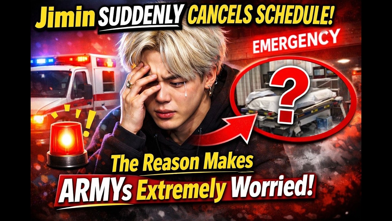 Срочные новости: Чимин внезапно отменил запланированное мероприятие! ​​Причина крайне встревожила AR