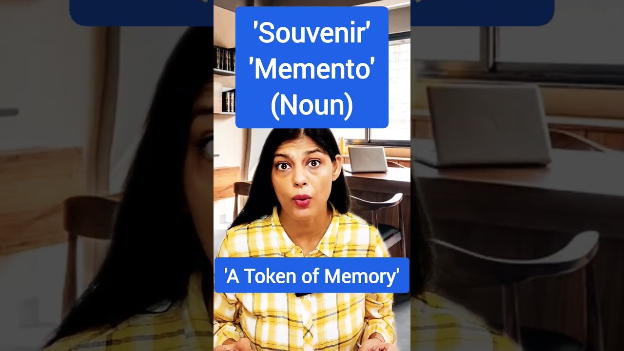 Souvenir & Memento Explained: Boost Your English Vocabulary | यादों की निशानी के शब्द