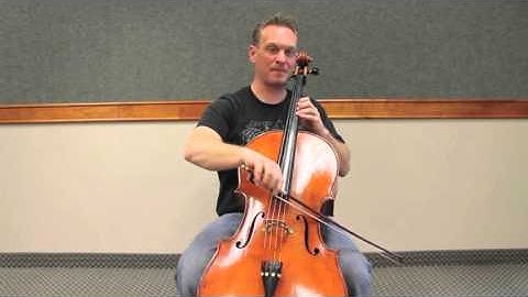 Cello Instruction: F major 2 octave scale - 3rd position training