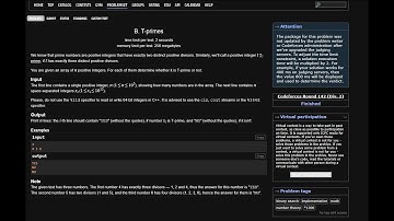 Codeforces Round 142 (Div. 2)  B. T-primes