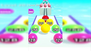 Ball Merge 2048 🎮⚾️❤️MAX LEVELS!! All Levels Gameplay Walkthrough Android, iOS NEW UPDATE Ep 9