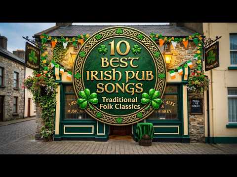 10 of my favourite Irish Pub Songs 🍀 Traditional Folk Covers  Pub Ambience with fire place