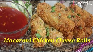 Macaroni Cheese Cutlets || Mac Cheese Rolls [KitchFlix Original]