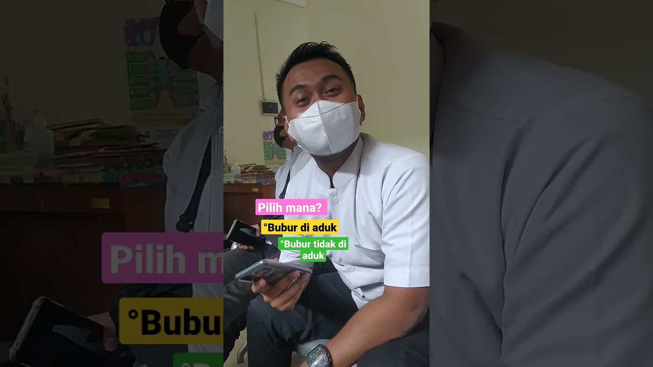 bubur di aduk ato tidak di aduk | pilih team mana??? - YouTube