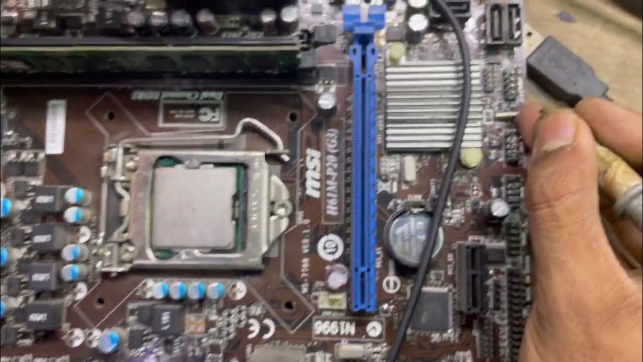Msi h61 no power 2022 live repair msi h61 motherboard no power onMSI
