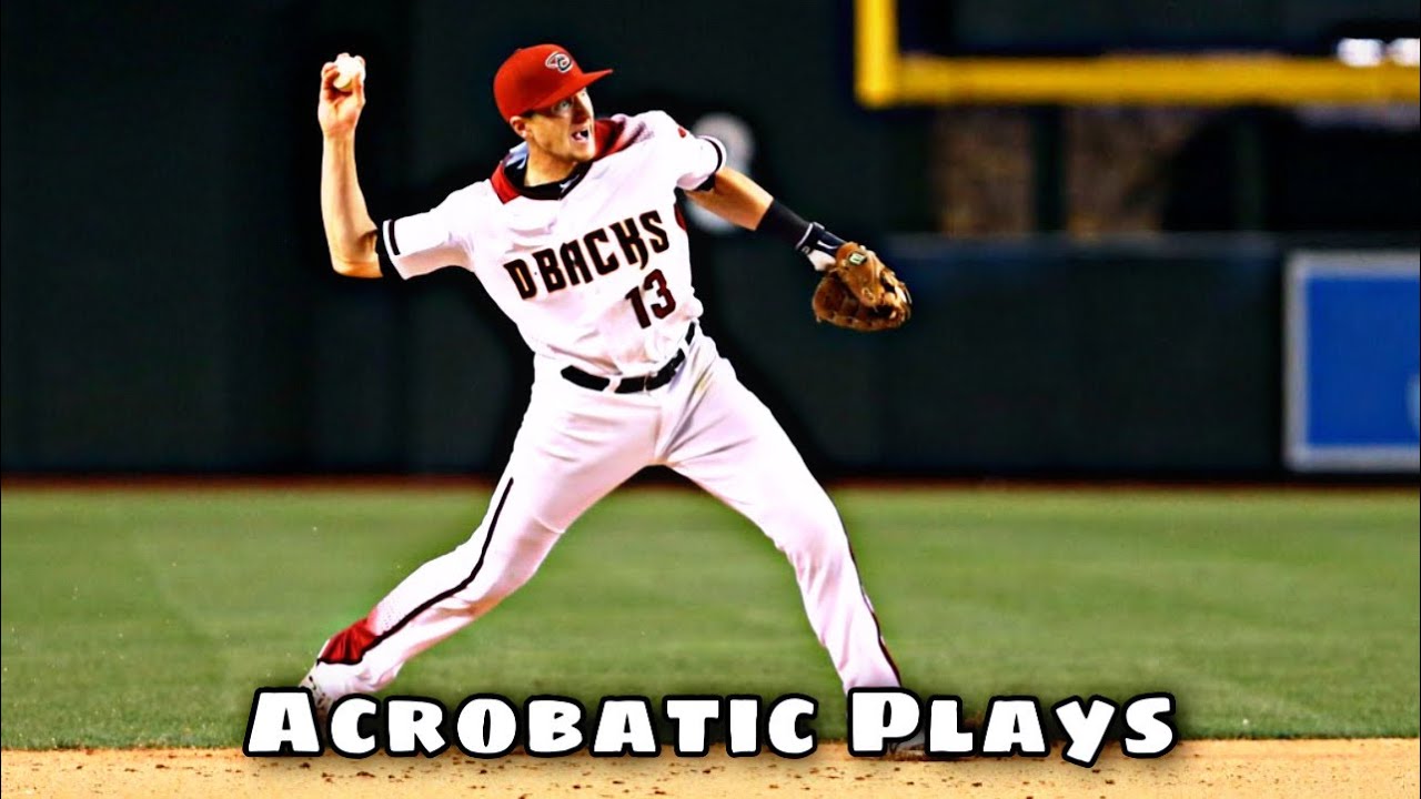 MLB // Nick Ahmed Acrobatic Plays YouTube