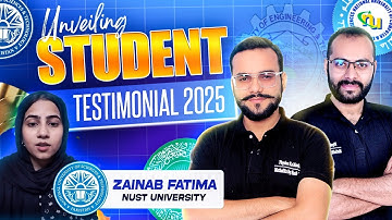 Success Story Ft. Zainab Fatima | Top Position – NUST University 2025 | NUST High Achiever