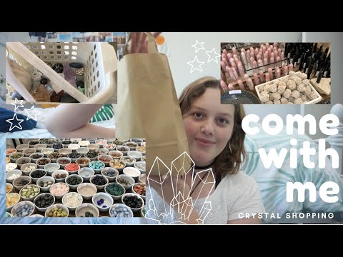 ?✨come crystal shopping with me!!!✨? | ft. MASSIVE crystal haul | crystal&stone | careless butterfly