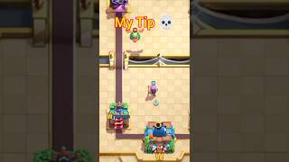 Pro Tip Vs My Tip #clashroyale #supercell #clashroyaleshorts