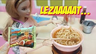 BARBIE MASAK MIE REBUS SAOS PEDAS|| MINIATURE COOKING