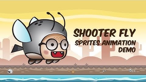 Shooter Beetle Game Asset Character Sprites with Spriter Pro