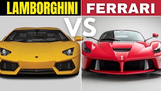 LAMBORGHINI VS FERRARI | IN HINDI | AVENTADOR VS LAFERRARI | 😀✔