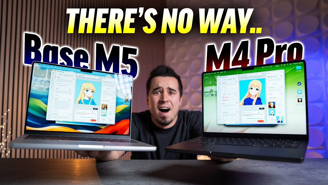 Полное сравнение MacBook Pro M5 и M4 Pro — БЕЗУМНАЯ цена🤯