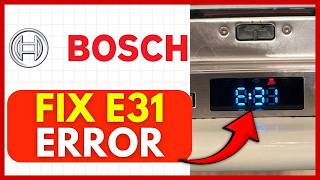 How To FIX Bosch DISHWASHER E31 ERROR CODE (EASY) 2026