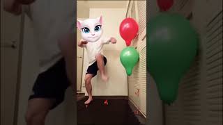 Talking Angela 2 Funny Video Baloon Gameplay In Real Life 220
