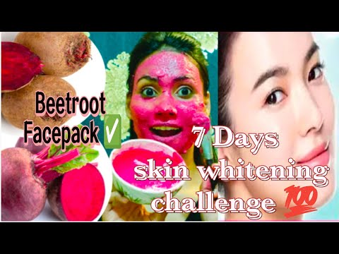 Instant Skin Whitening Beetroot Face Pack / Get Pinkey Glowing Skin lmmediately / 💯 Effective Result