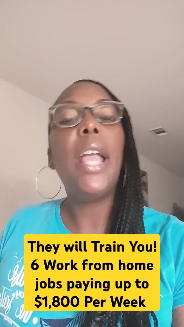 Earn Up To 1 800 Weekly Immediate Work From Home Jobs YouTube Earn Up To 1 800 Weekly Immediate Work From Home Jobs YouTube
