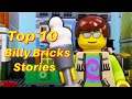 LEGO Top 10 Billy Bricks Stories STOP MOTION LEGO Police, Pizza Fail & More | LEGO | Billy Bricks