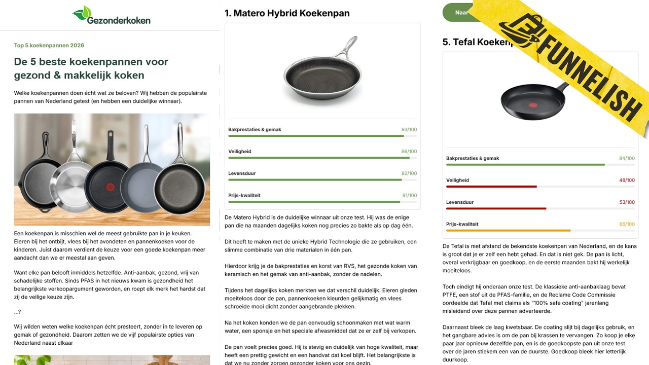 Comparison Page | Funnelish Template