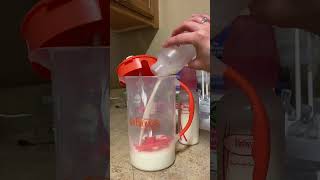 The Pitcher Method With My Pumped Breastmilk