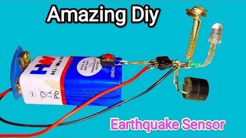 How to make an earthquake indicator circuit