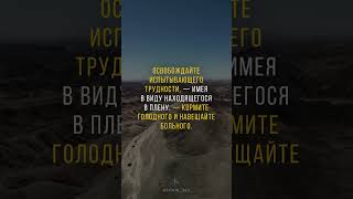 Освобождайте испытывающего трудности  #ислам #религия #хадис #вера #трудности