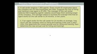Lecture 6-6 Little's Law [Problem #4]