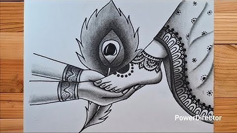 Krishna Radha Drawing Easy Tutorial | Radha Krishna Drawing | God drawing@SuvarnaGupta-ie1bu