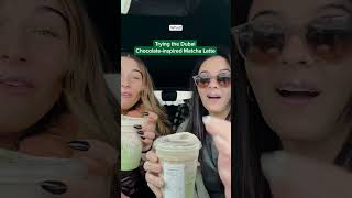 Starbucks Matcha drink inspired by the chocolate bar originated in Dubai 🎥: mjrskincare101 (TikTok)