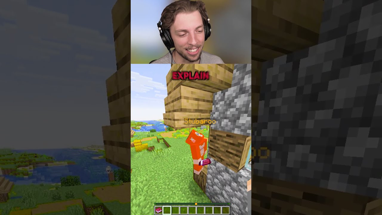 Blindfolded Minecraft is TOO FUNNY 😂🤣